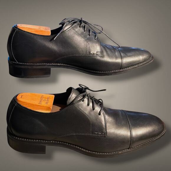 Men\'s 11 COLE HAAN Lenox Hill Black Leather Cap Toe Oxford Shoes Style C11630 main image 13